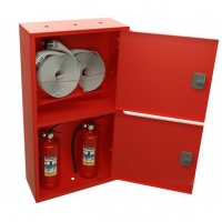 Шкафы пожарные для двух кранов, двух рукавов и двух огнетушителей (ШПК-320-12)